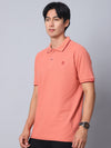 Salmon Pink Polo T-Shirt
