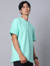 Mint Green Oversized T-Shirt with Plain Tee