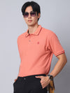 Salmon Pink Polo T-Shirt