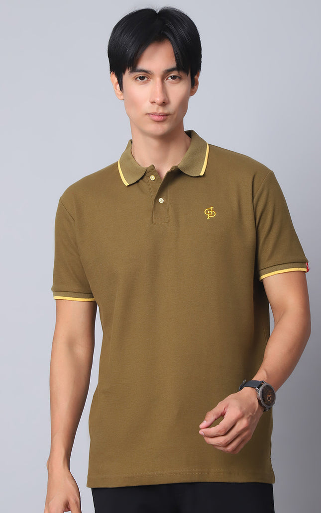 Olive Green Polo T-Shirt