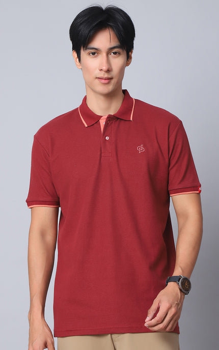 Maroon Polo T-Shirt