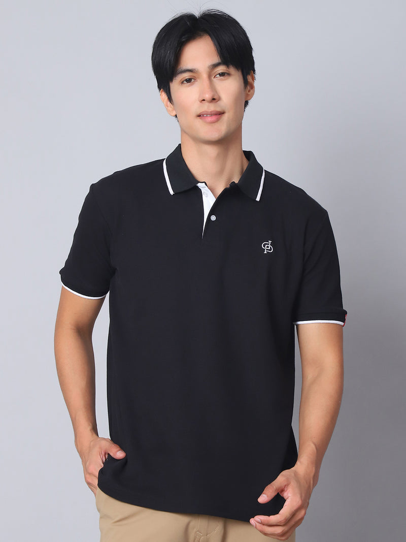 Black Polo T-Shirt