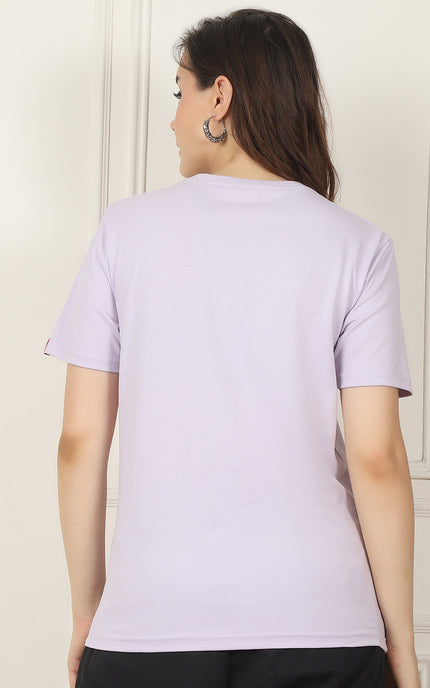 Lavender V-Neck T-Shirt