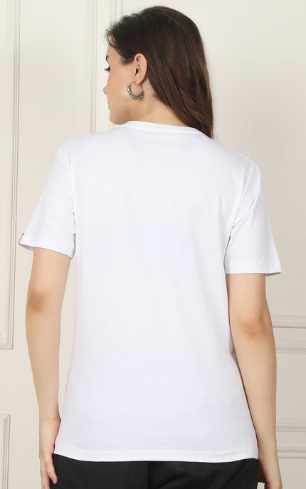 White V-Neck T-Shirt