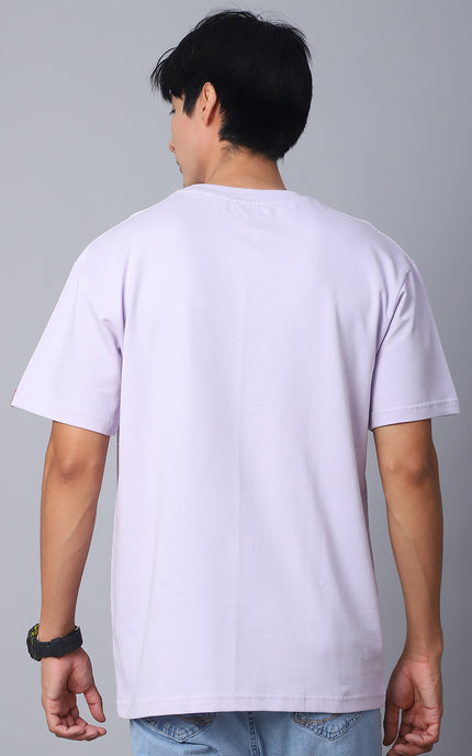 Lavender Oversized T-Shirt with Plain Tee