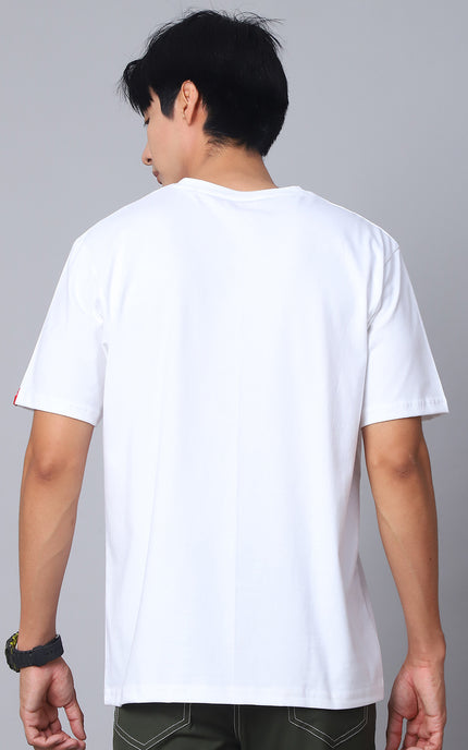 White V-Neck T-Shirt