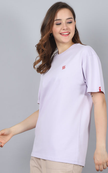 Lavender Oversized T-Shirt with Plain Tee