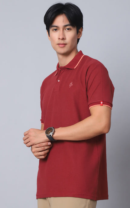 Maroon Polo T-Shirt