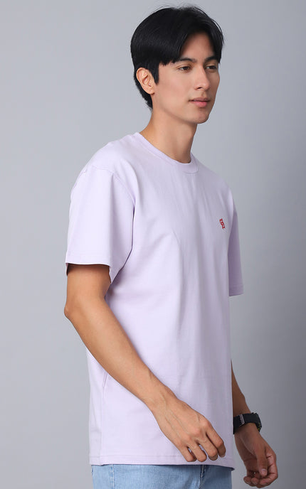 Lavender Oversized T-Shirt with Plain Tee