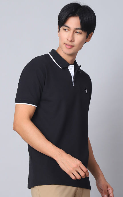 Black Polo T-Shirt