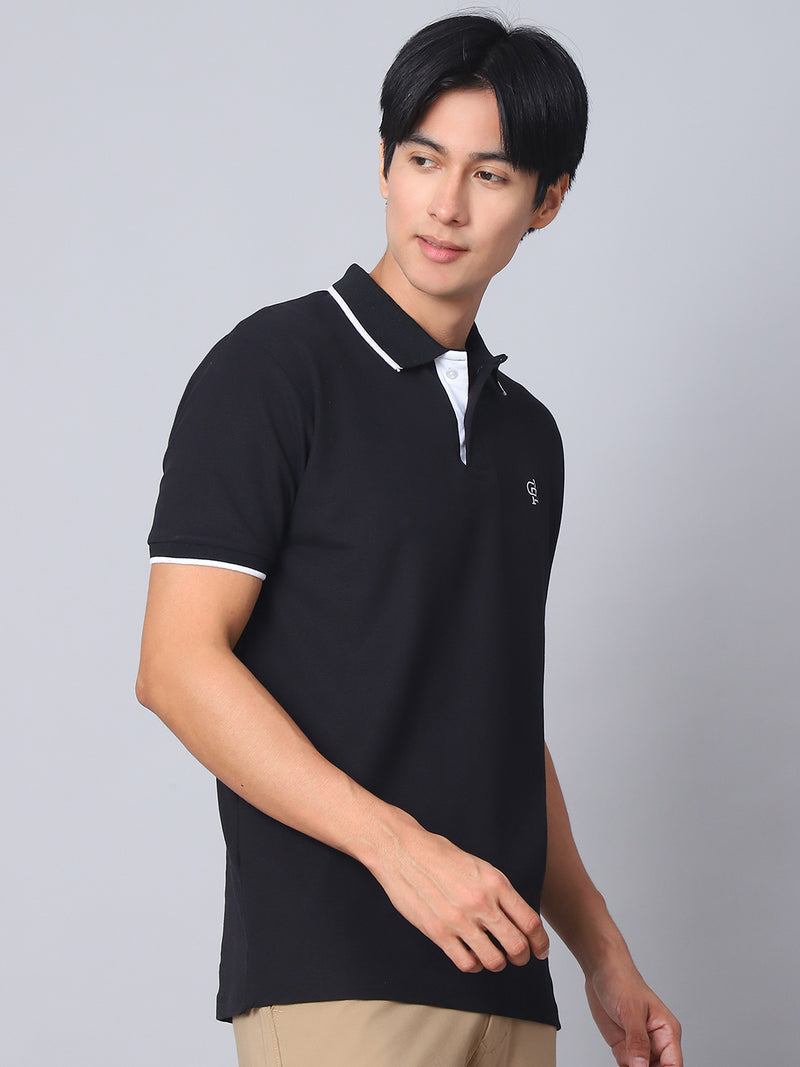Black Polo T-Shirt