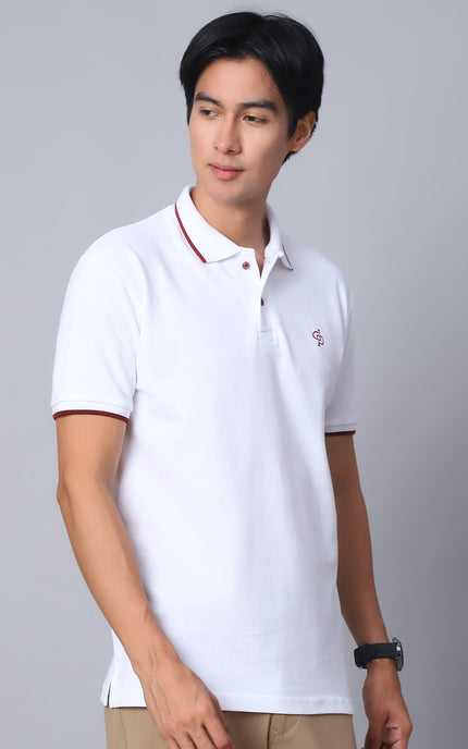 White Polo T-Shirt