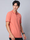 Salmon Pink Polo T-Shirt