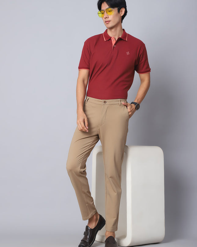 Maroon Polo T-Shirt