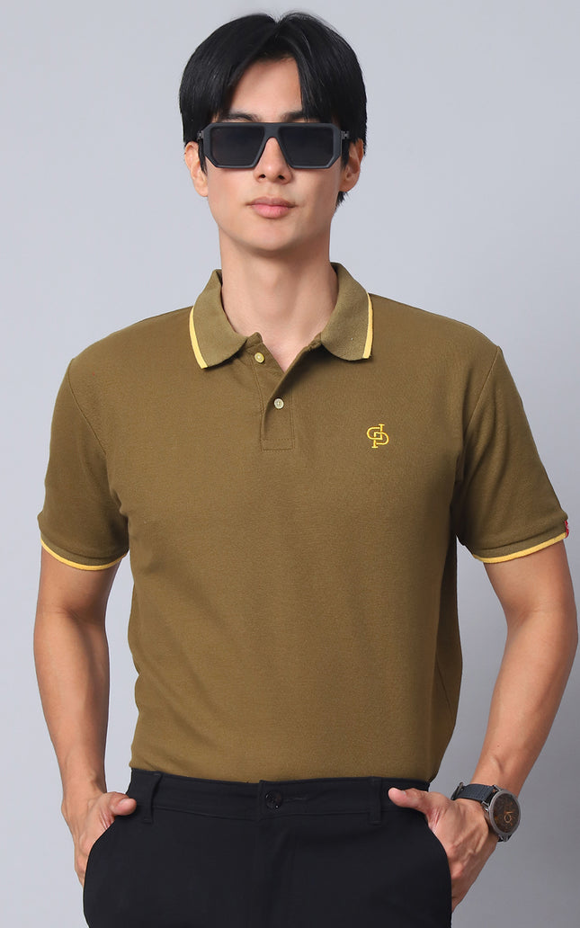 Olive Green Polo T-Shirt