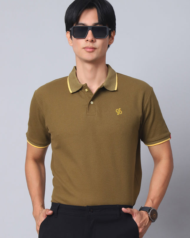 Olive Green Polo T-Shirt