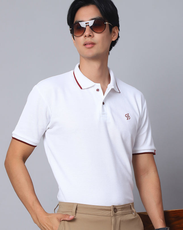 White Polo T-Shirt