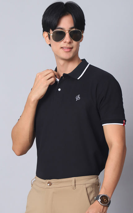 Black Polo T-Shirt