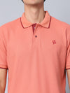 Salmon Pink Polo T-Shirt