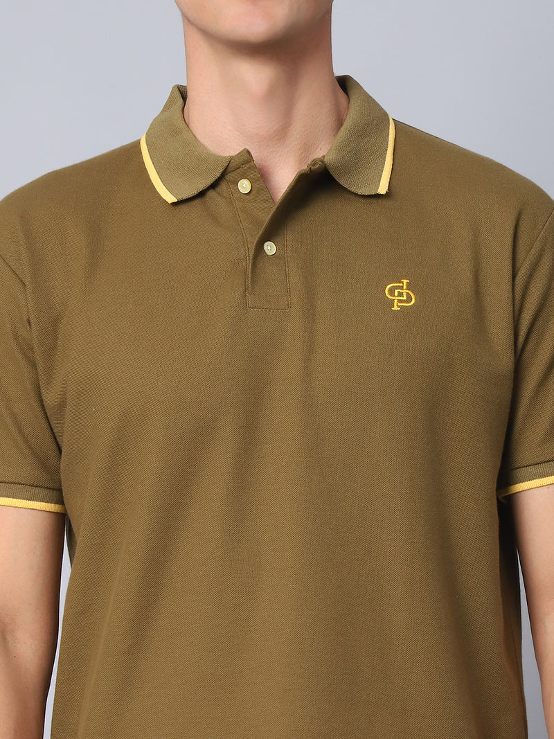 Olive Green Polo T-Shirt