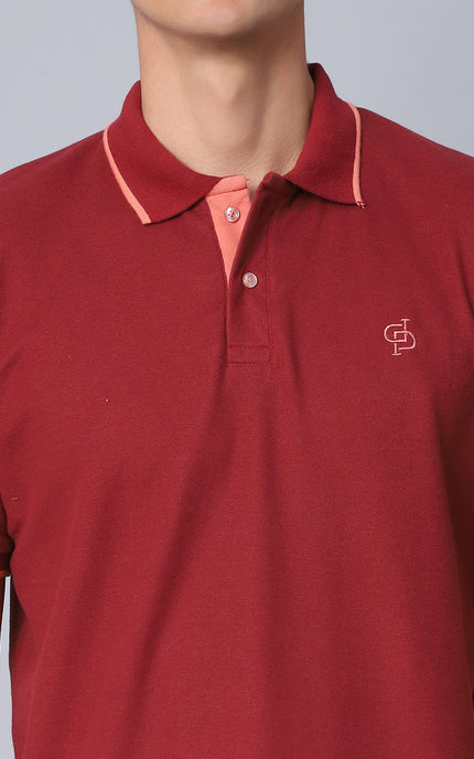 Maroon Polo T-Shirt