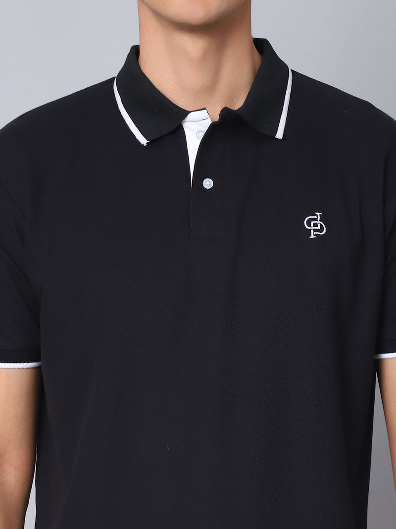 Black Polo T-Shirt
