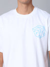 White Oversized T-Shirt with Gojo Saturo Design