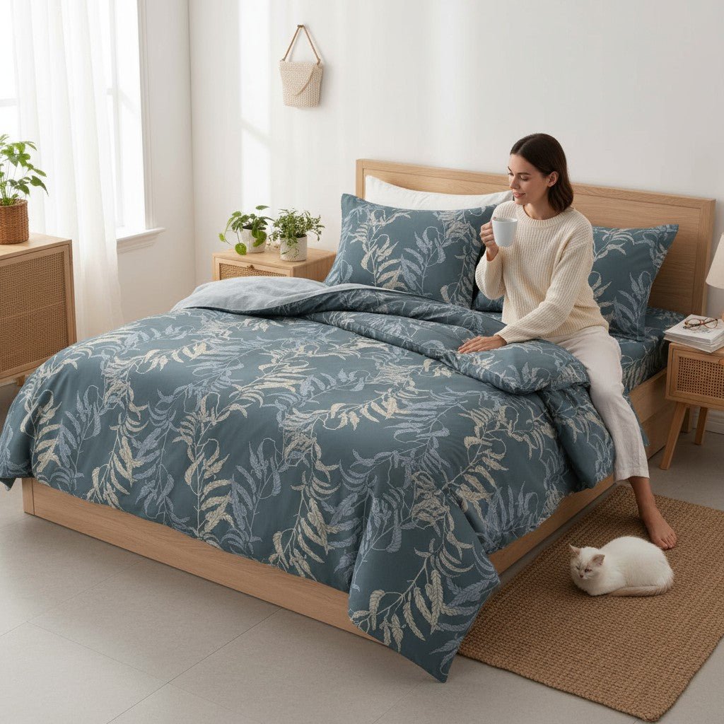 Prisello Super Soft Polycotton King Size Fitted Bedsheet - Premium Quality (72x78x8) - Prisello